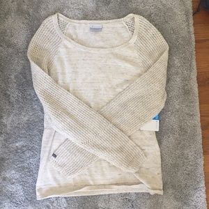 NWT Columbia Sportswear Cream Sweater!